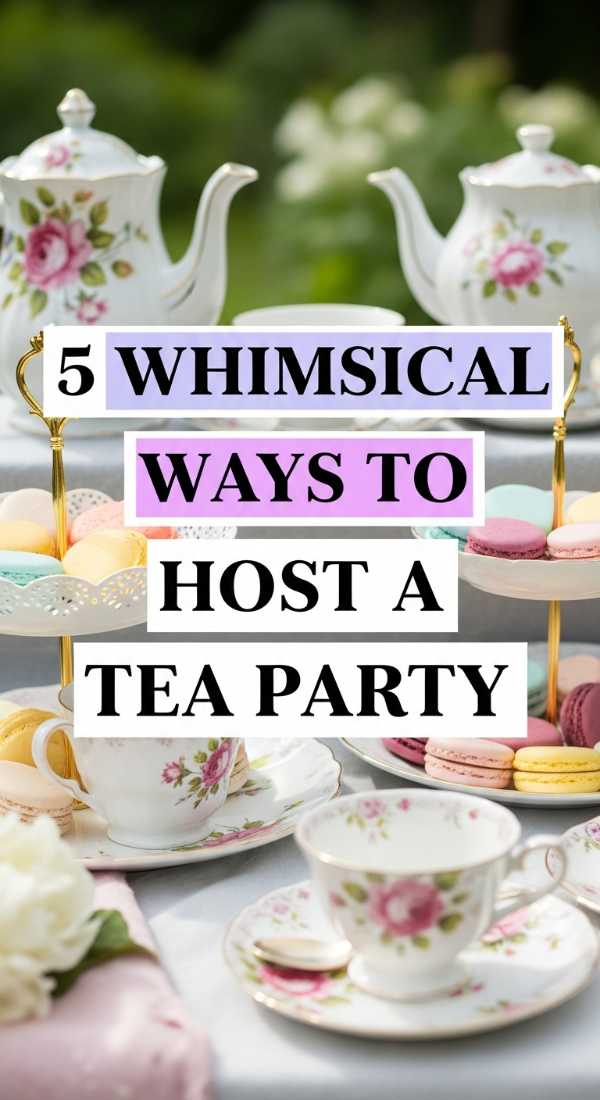 5 Whimsical Ways To Host A Tea Party 6a0deefff17e8
