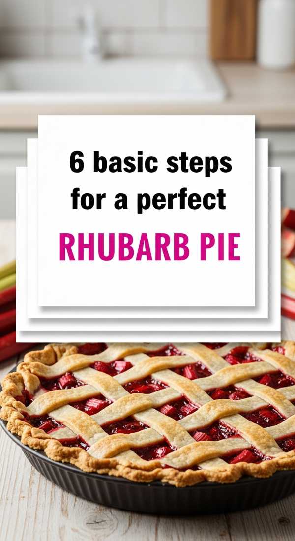6 Basic Steps For A Perfect Rhubarb Pie 6a06cbccc90d9