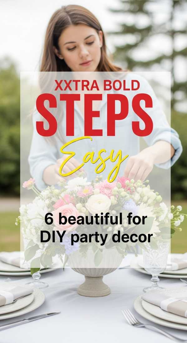6 Beautiful Steps For Diy Party Decor 69f86c6d93a4c
