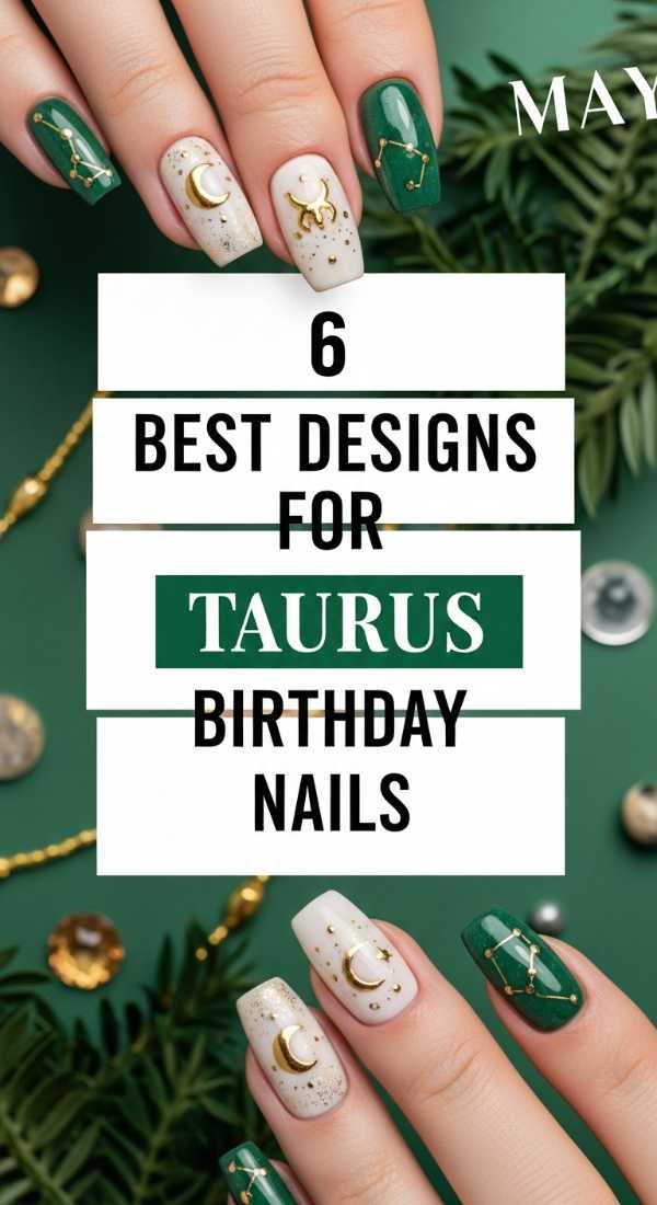 6 Best Designs For Taurus Birthday Nails 6a0599a660f8d