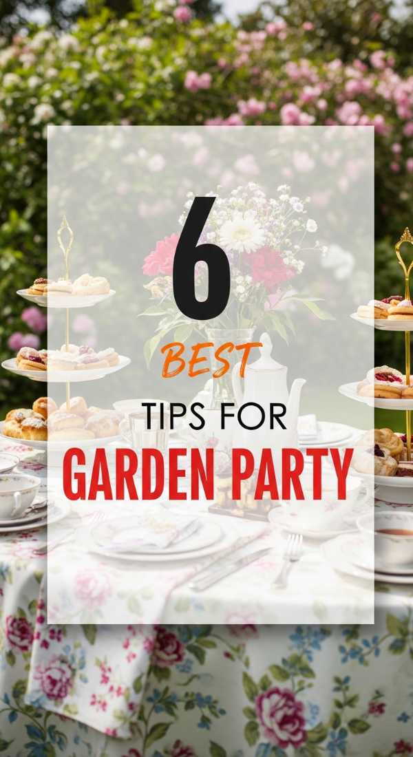 6 Best Tips For Garden Party Styling 6a0db3e524b50