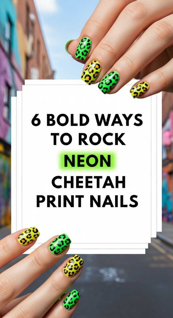 6 Bold Ways To Rock Neon Cheetah Print Nails 6a05a12c35b7e