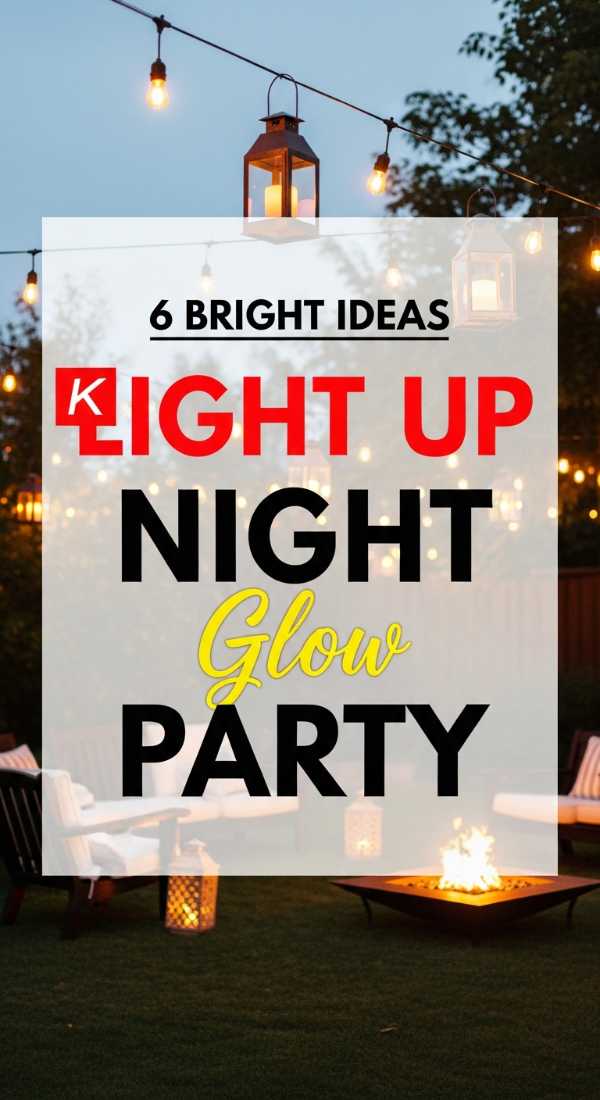 6 Bright Ideas To Light Up Your Night Party 69f478ea29e9c