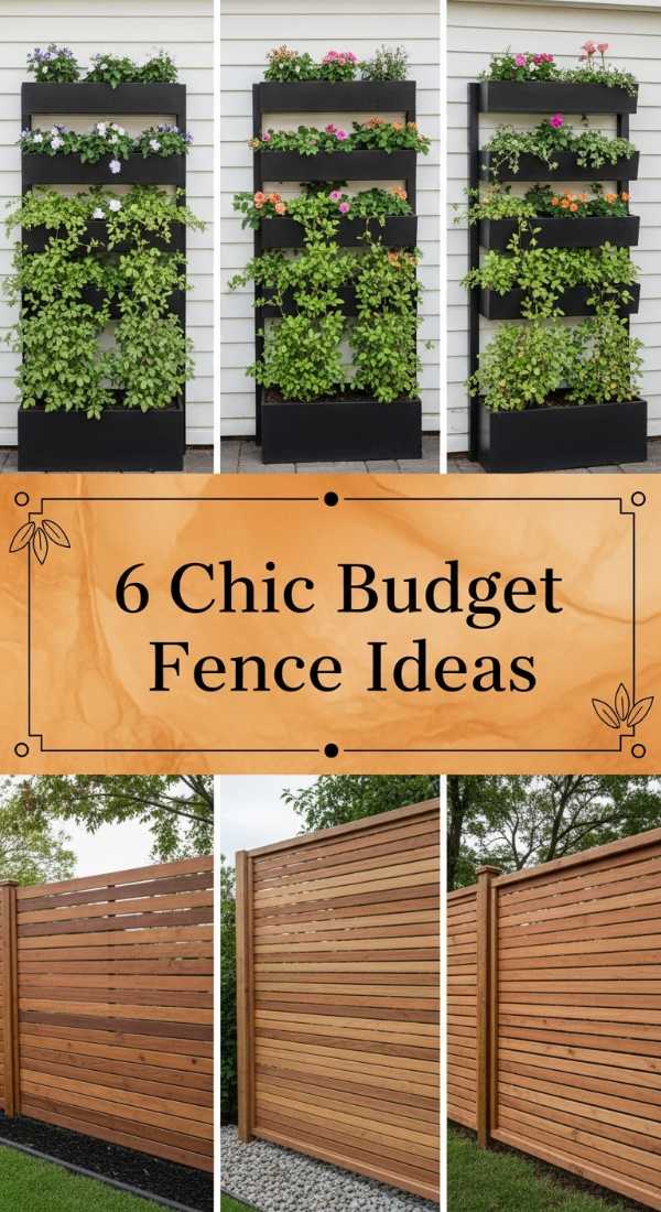 6 Chic Budget Fence Ideas 69fb0525cca30