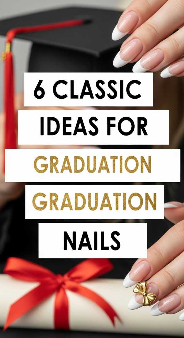 6 Classic Ideas For College Graduation Nails 6a05a3fdcd4d3