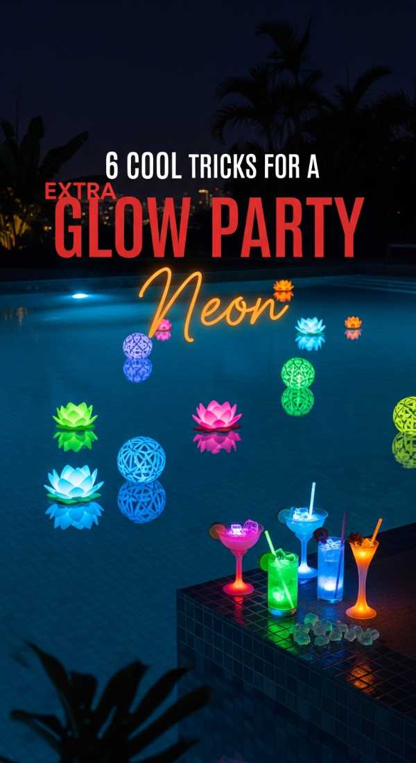 6 Cool Tricks For A Glow In The Dark Pool Party 6a0dbf92830e5