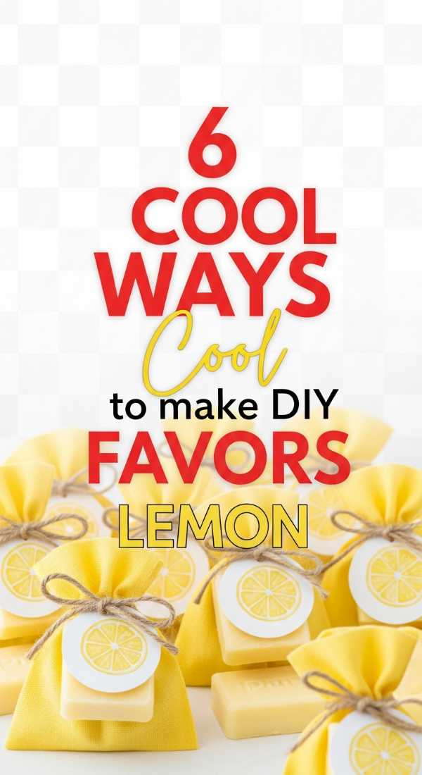 6 Cool Ways To Make Diy Lemon Favors 69fae90b6c594
