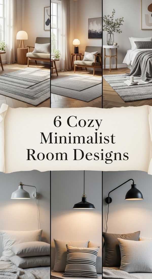 Cozy Minimalism: How to Master the 'Less is More' Vibe 6 Cozy Minimalist Room Designs 6a1b23a7b72bb