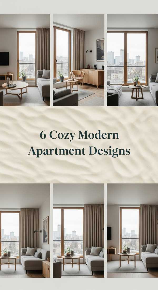6 Cozy Modern Apartment Designs 6a0ea143c9757