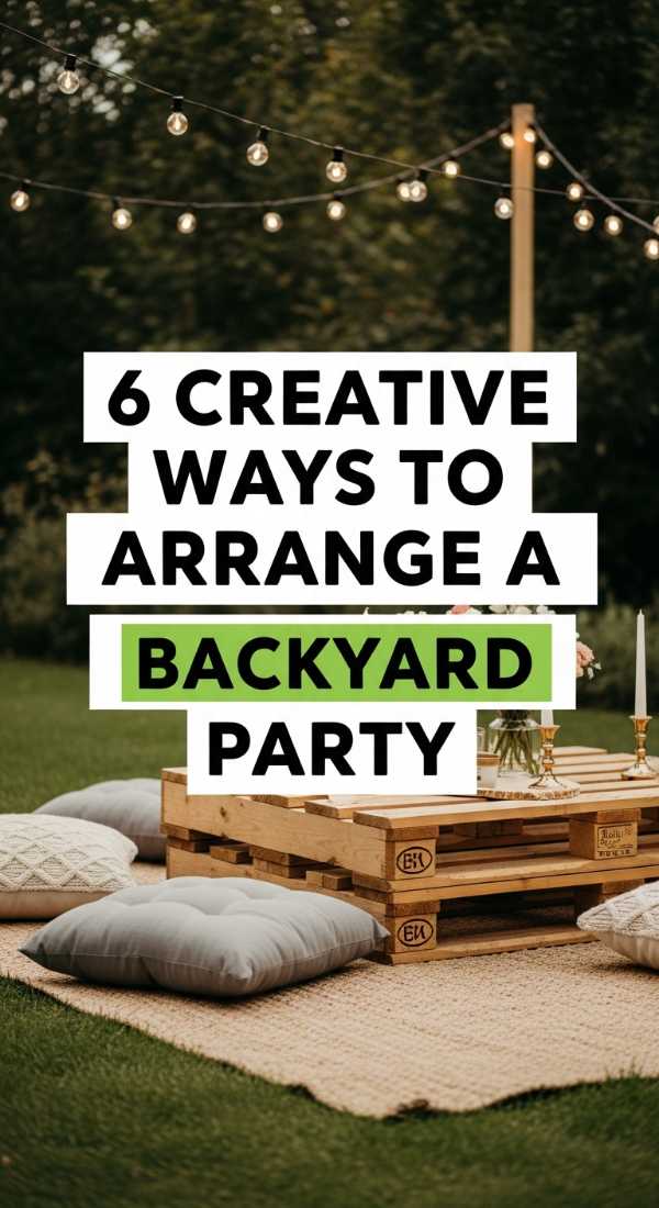 6 Creative Ways To Arrange A Backyard Party 69f5dca98036e