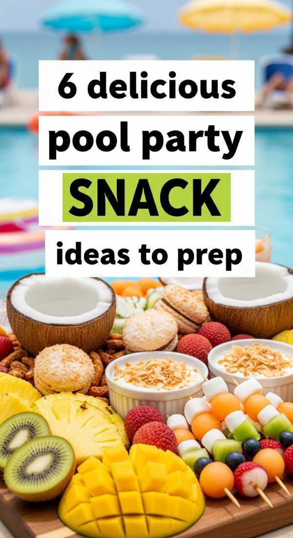 6 Delicious Pool Party Snack Ideas To Prep 6a18a6a048e4d
