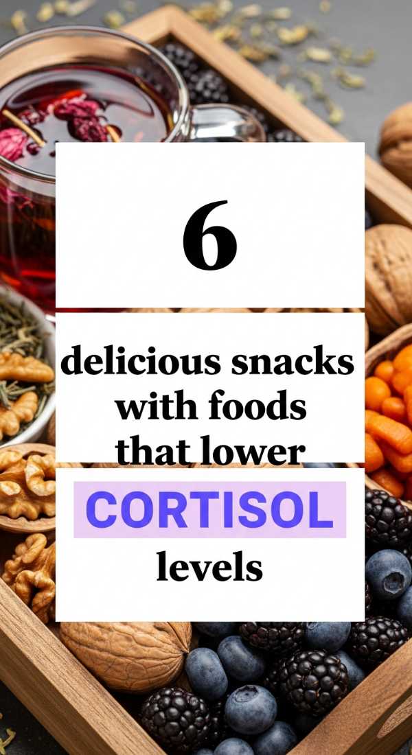 6 Delicious Snacks With Foods That Lower Cortisol Levels 69f59f7945add