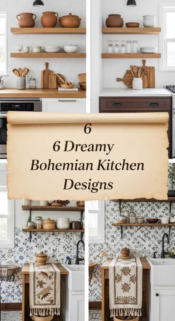 The Ultimate Guide to Modern Organic Boho Interior Design 6 Dreamy Bohemian Kitchen Designs 6a0ea7e0d2079