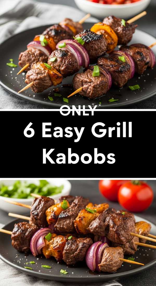 6 Easy Grill Kabob Ideas 6a045b5decc1f