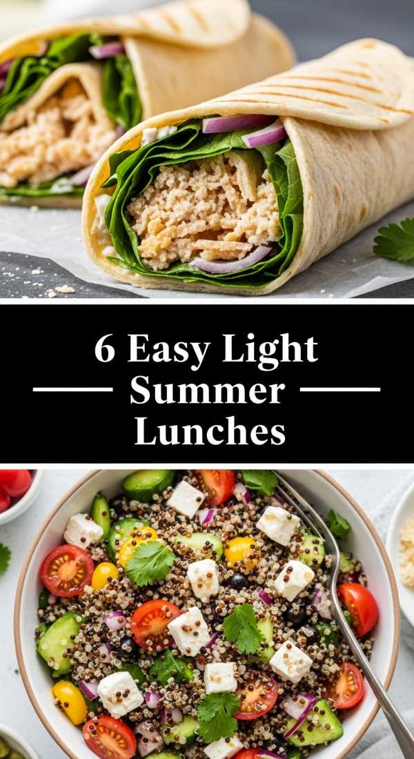 6 Easy Light Summer Lunch Ideas 6a041f6841064