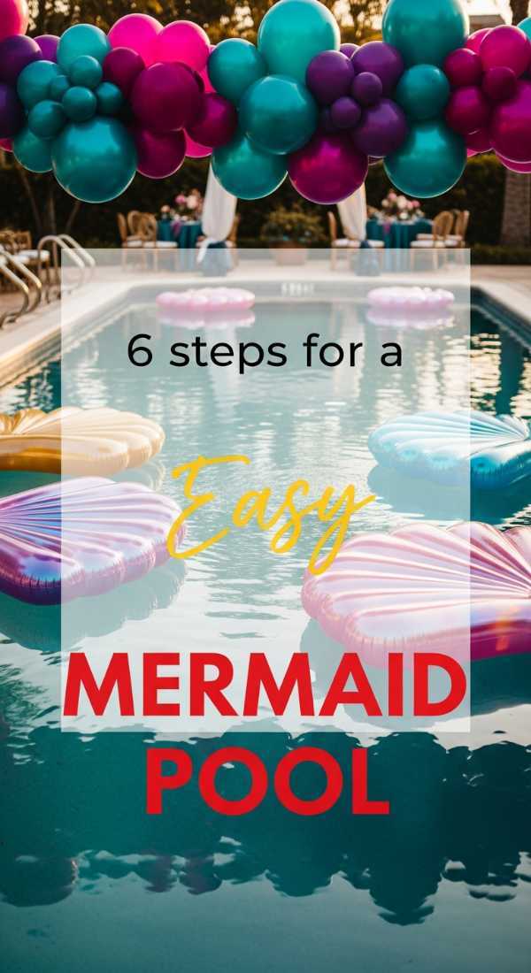 6 Easy Steps For A Mermaid Pool Party 6a0572c03b860