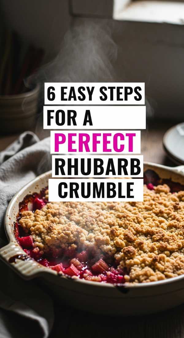 From Garden to Table: The Best Rhubarb Recipes for Harvest Season 6 Easy Steps For A Perfect Rhubarb Crumble 69fd8a9aac63e
