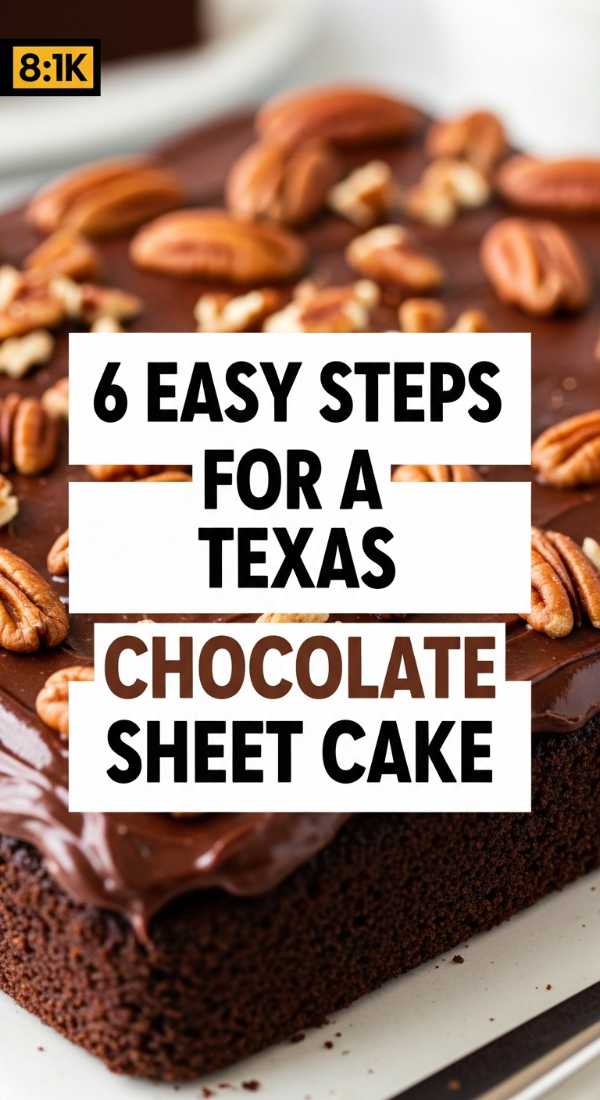 6 Easy Steps For A Texas Chocolate Sheet Cake 6a06c1fbdf14b