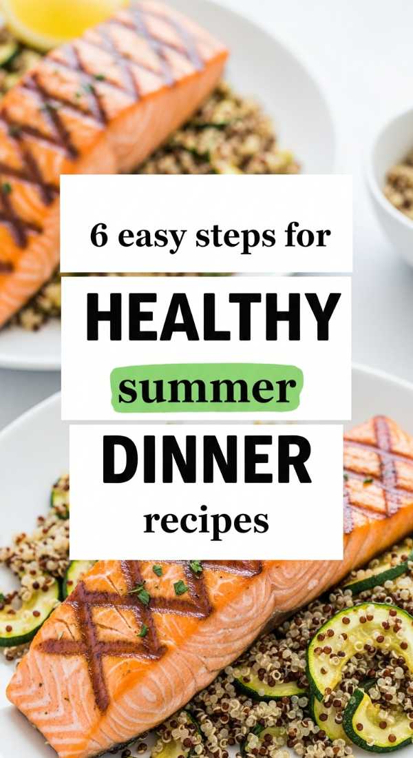 6 Easy Steps For Healthy Summer Dinner Recipes 6a10d0763e545