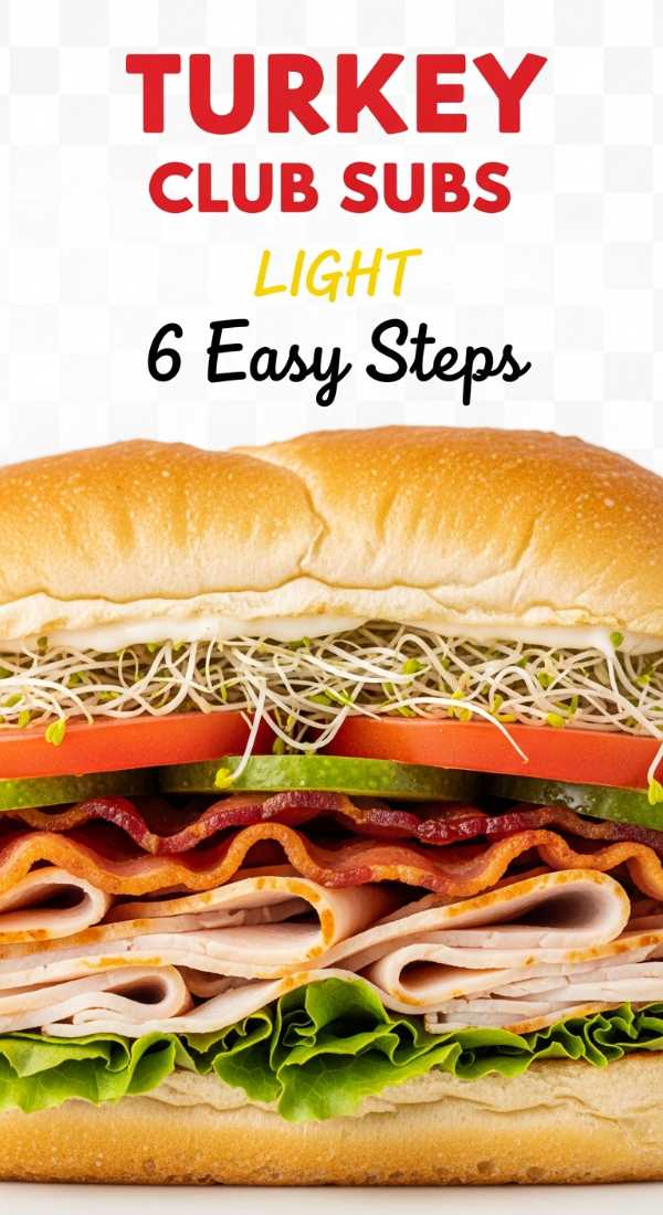 6 Easy Steps For Low Calorie Turkey Club Subs 6a044ae965892