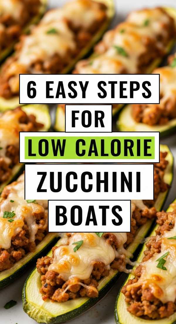 6 Easy Steps For Low Calorie Zucchini Boats 6a04136ec42ee