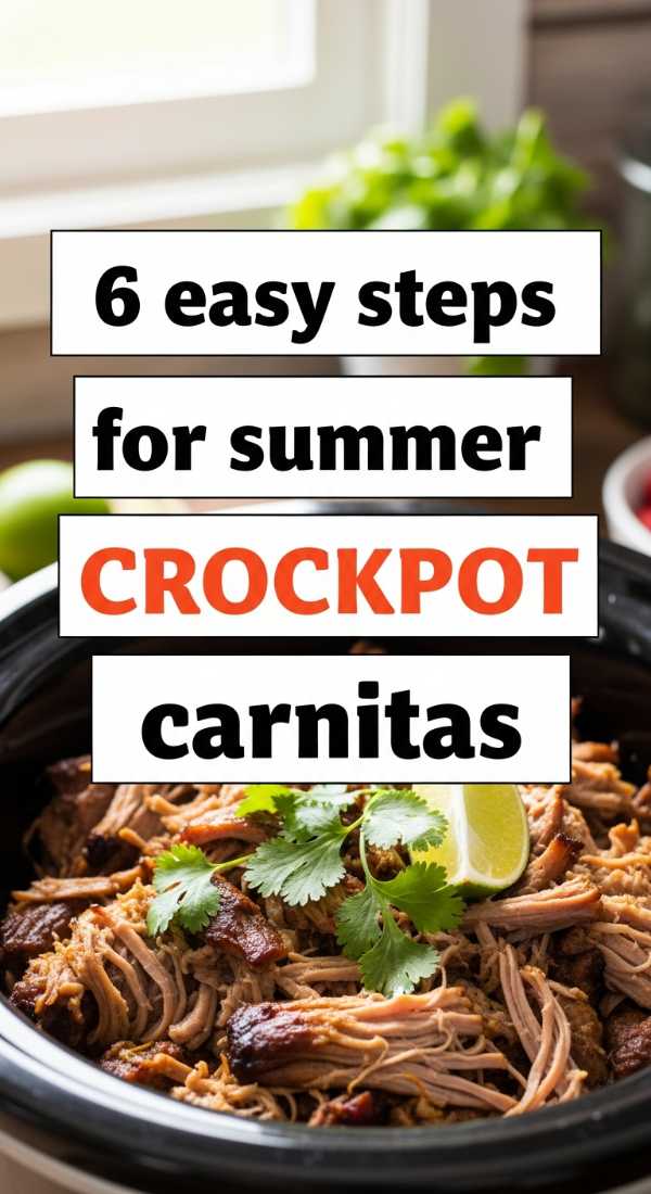 6 Easy Steps For Summer Crockpot Carnitas 6a109387216cf