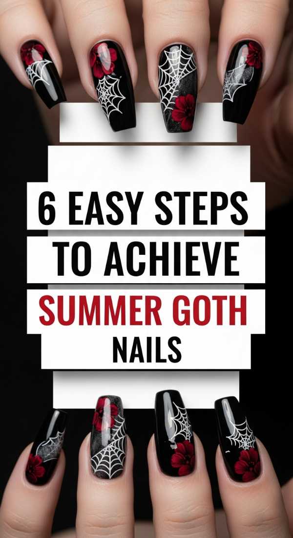 The Ultimate 2026 Nail Guide: Styles You’ll Be Obsessed With 6 Easy Steps To Achieve Summer Goth Nails 6a05a3fab2b37