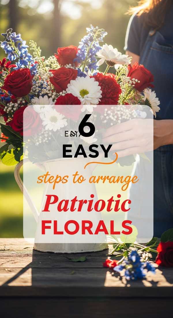 6 Easy Steps To Arrange Patriotic Florals 6a056f6ea281c