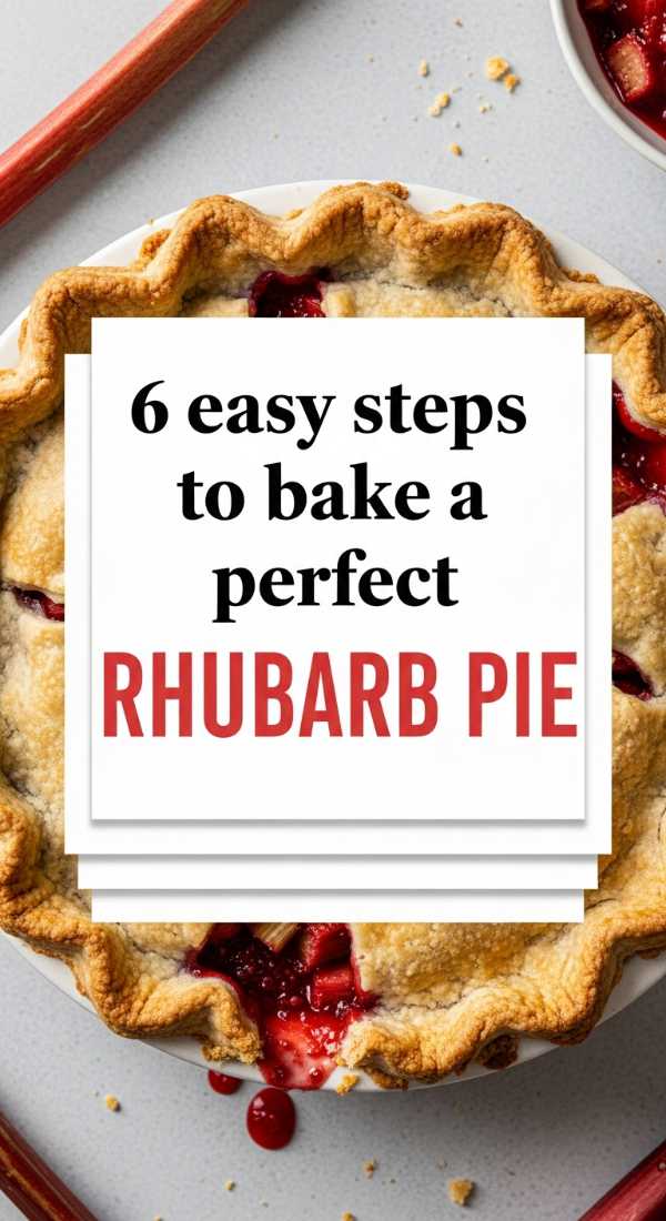 6 Easy Steps To Bake A Perfect Rhubarb Pie 6a06ee522cdcf