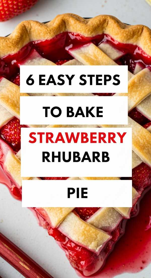 6 Easy Steps To Bake Strawberry Rhubarb Pie 69f47b4227317
