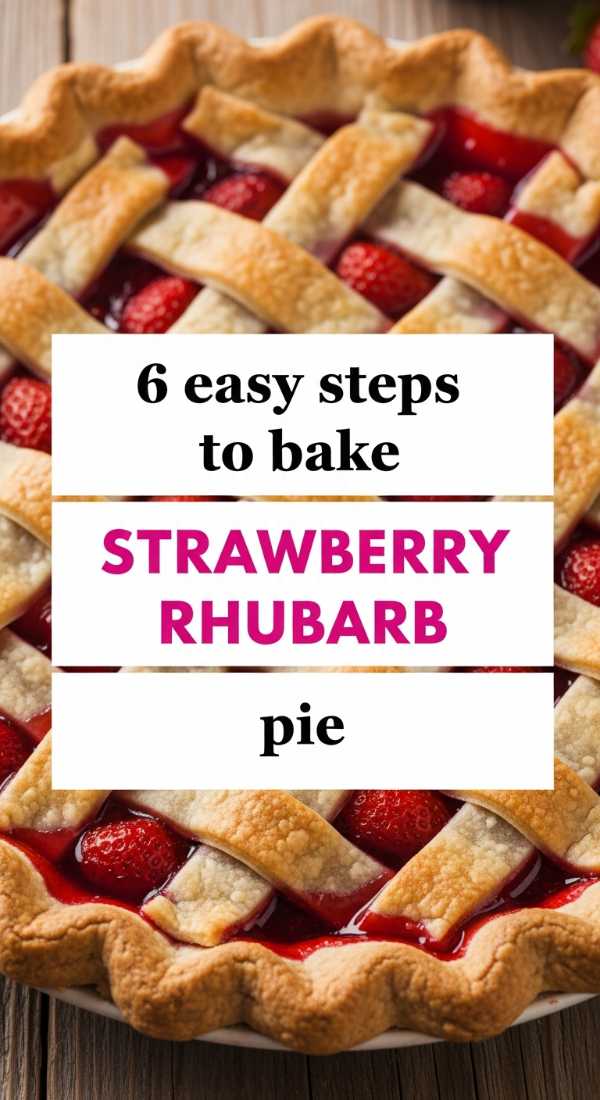6 Easy Steps To Bake Strawberry Rhubarb Pie 69fc1902c7bc7