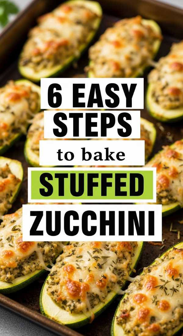 6 Easy Steps To Bake Stuffed Zucchini 69f6f4ba4df6a