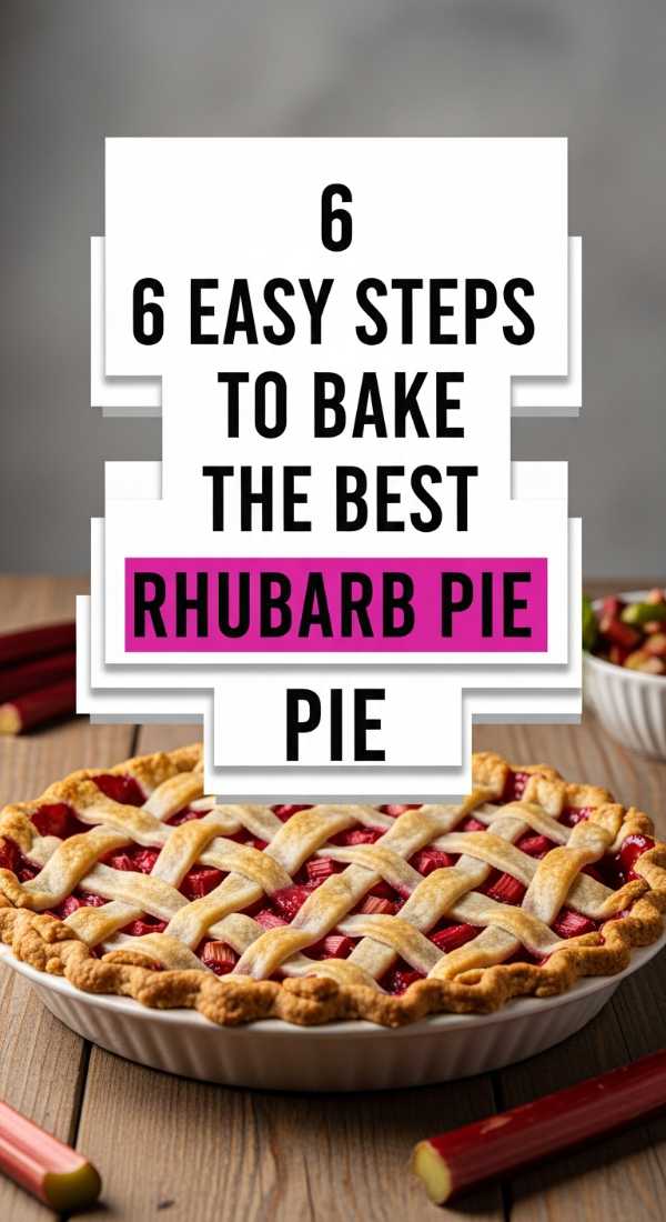 6 Easy Steps To Bake The Best Rhubarb Pie 6a070ce89a175