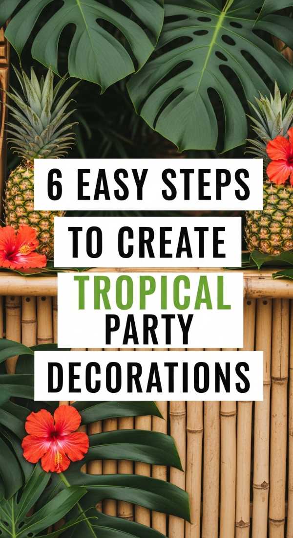6 Easy Steps To Create Tropical Party Decorations 69f87153e922a