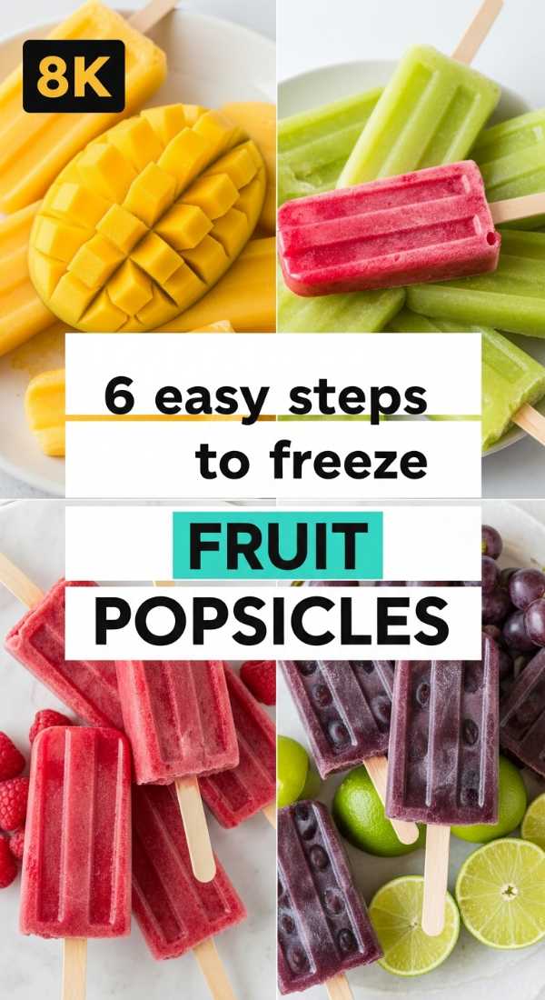 6 Easy Steps To Freeze Fruit Popsicles 6a06bc5ef36c5