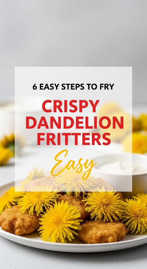 6 Easy Steps To Fry Crispy Dandelion Fritters 69f4514151f6b