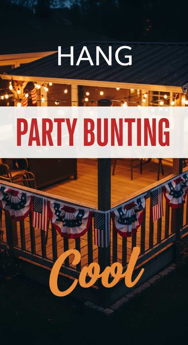 6 Easy Steps To Hang Outdoor Party Bunting 6a0572c7eee75