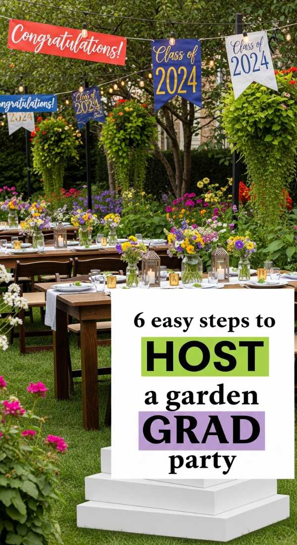 6 Easy Steps To Host A Garden Grad Party 69f47eede300d