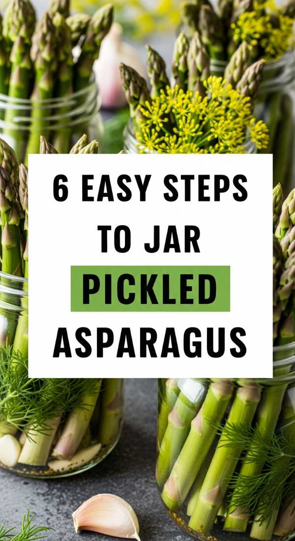 6 Easy Steps To Jar Pickled Asparagus 6a06c91298b97
