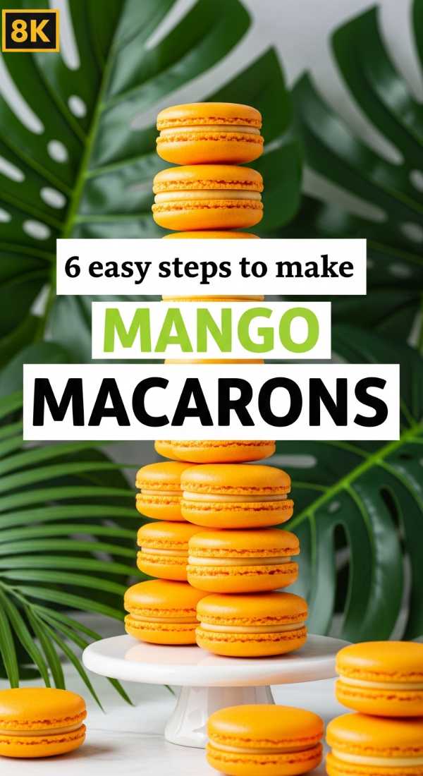 6 Easy Steps To Make Mango Macarons 6a0170bdbf64b