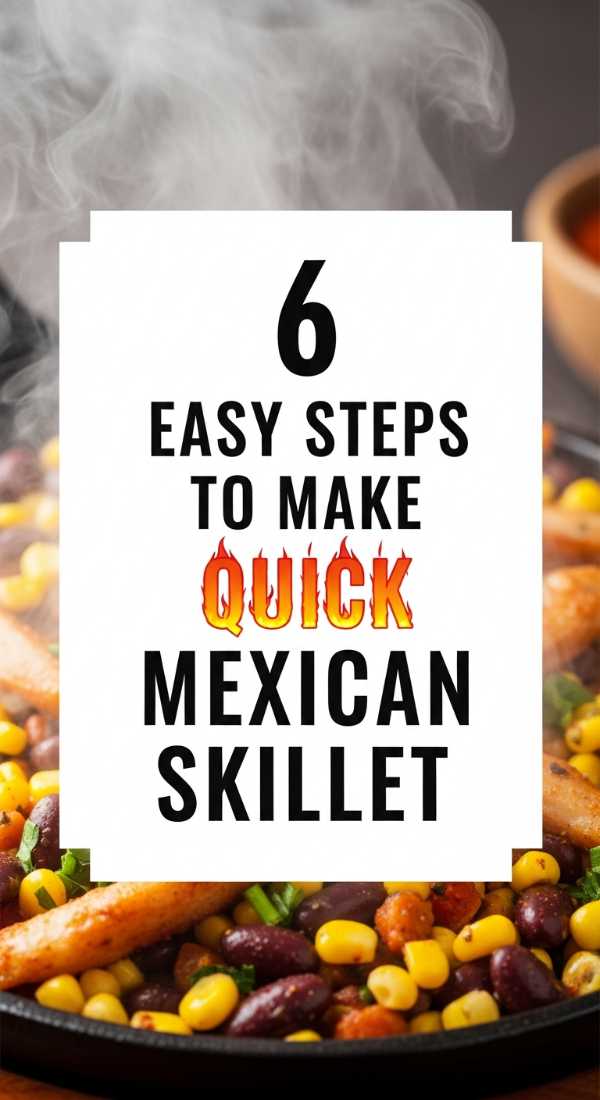 6 Easy Steps To Make Quick Mexican Skillet 6a142b51a866a