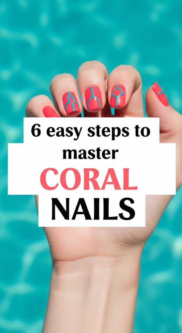 6 Easy Steps To Master Coral Nails 6a05a5008e4a4