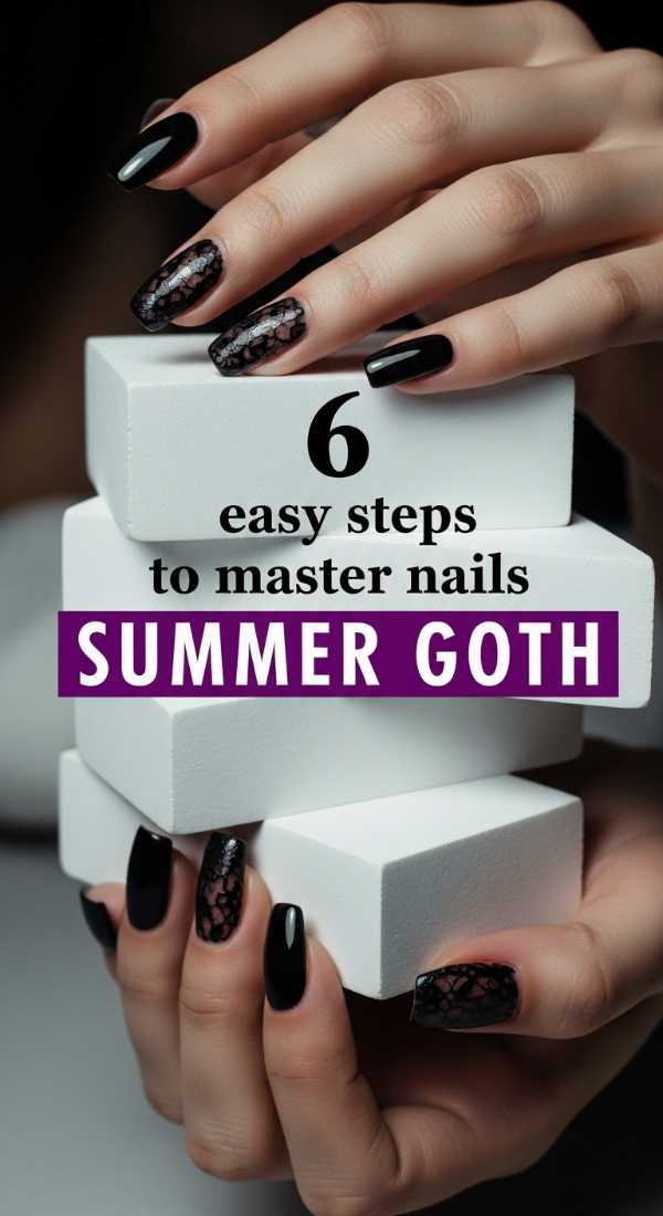 6 Easy Steps To Master Summer Goth Nails 6a0595caec00d