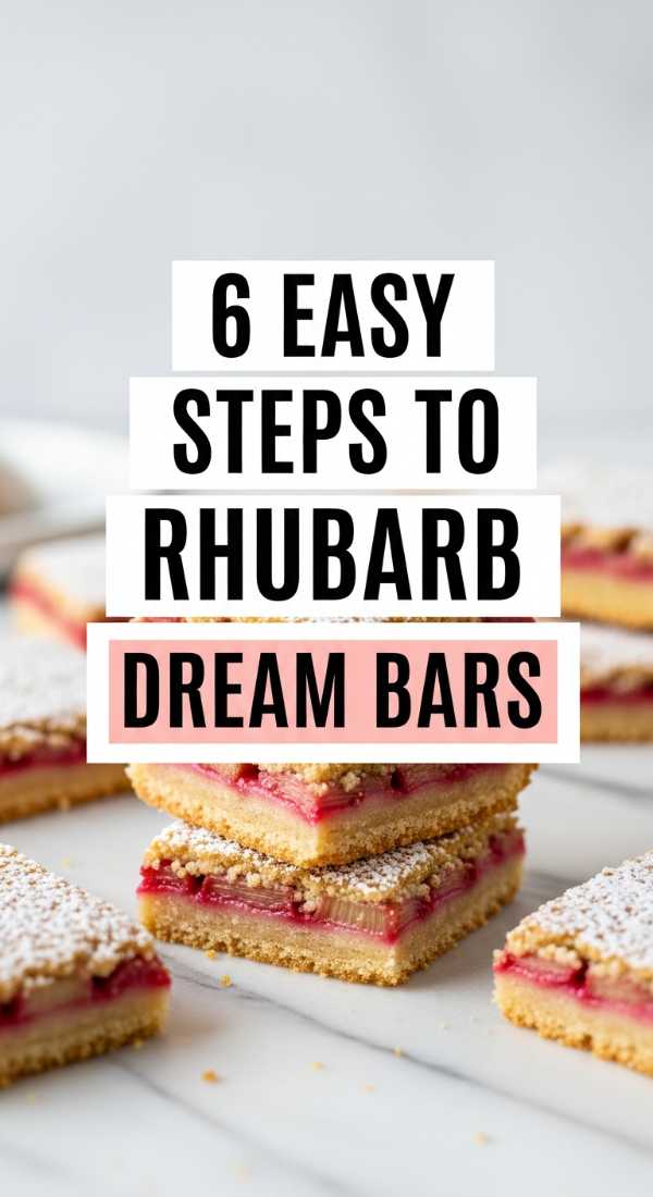 6 Easy Steps To Rhubarb Dream Bars 69fd8cabcc3a1
