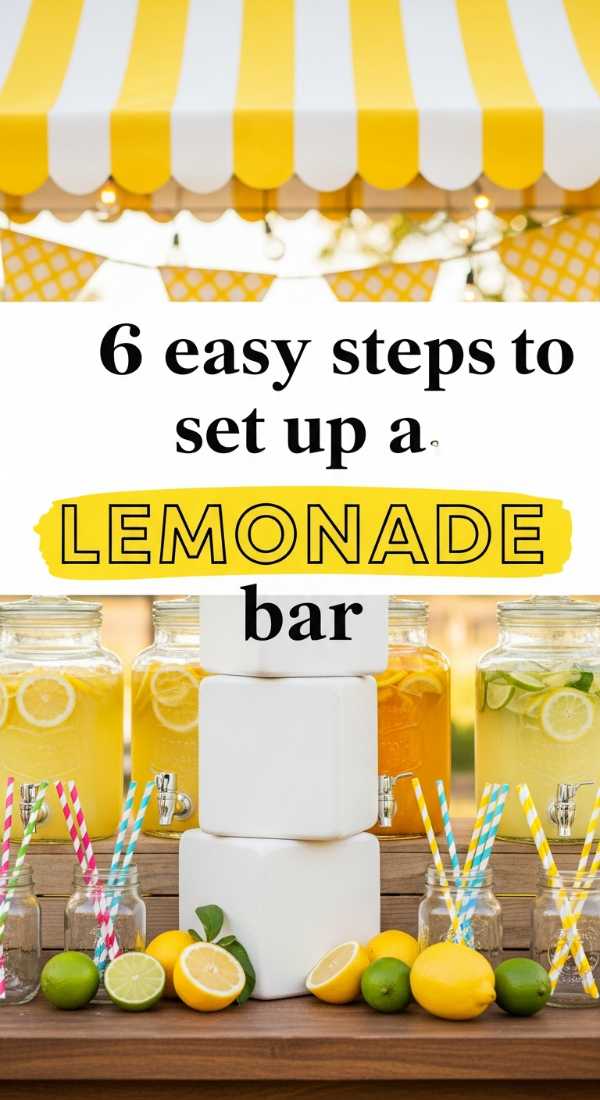 6 Easy Steps To Set Up A Lemonade Bar 6a0703838d1c8