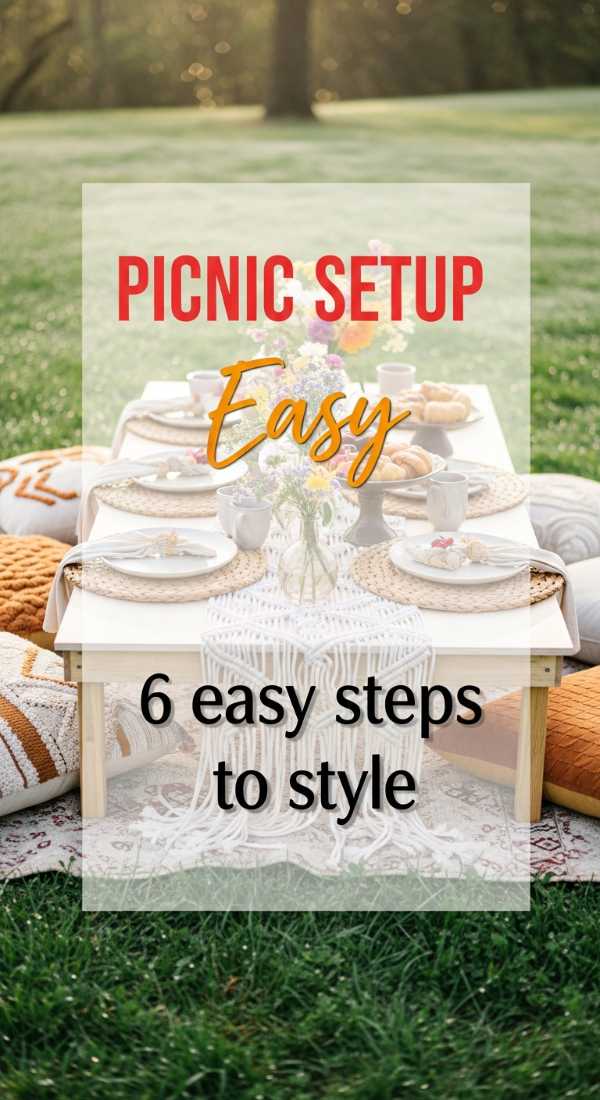 6 Easy Steps To Style A Backyard Picnic Setup 69f478ed11293