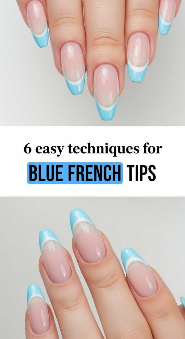 6 Easy Techniques For Blue French Tips 69fc7e5f3404b