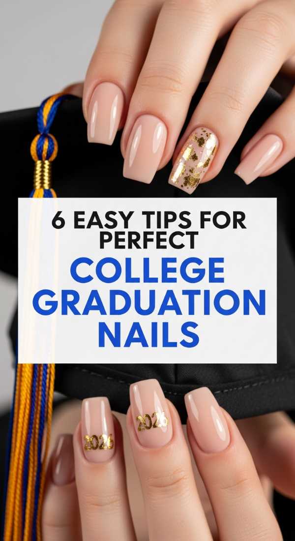 6 Easy Tips For Perfect College Graduation Nails 6a059caf3e341