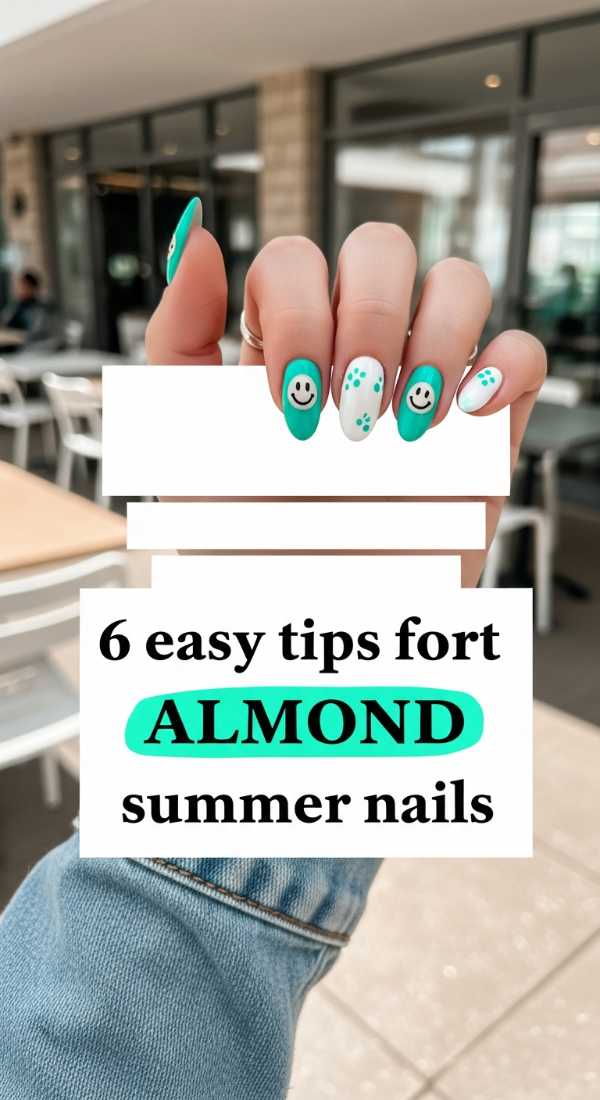 6 Easy Tips For Short Almond Summer Nails 69f876f8467b4