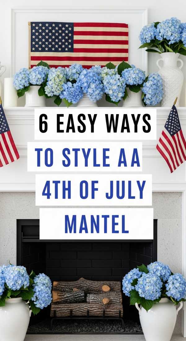 6 Easy Ways To Style A 4th Of July Mantel 6a057d89e9e3a
